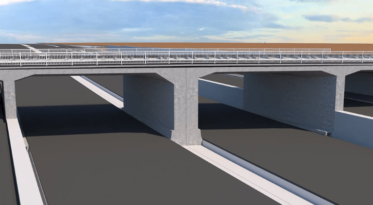 工藝動畫 | 下穿地鐵框架橋工藝模擬動畫
